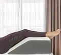 Produktbild: Klbs Beinerhöhungskissen, schicker Jacquard-Bezug, Bettkeilkissen, Kniekissen, Beinkissen, Keilkissen für Beine, Bein, Knie, Knöchel nach Operationen