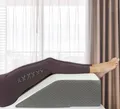 Produktbild: Klbs Beinerhöhungskissen, schicker JacquardBezug, Bettkeilkissen, Kniekissen,...