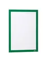 Produktbild: Durable Info-Rahmen Duraframe (A4, selbstklebend mit Magnetverschluss) 2 Stück, grün, 487205