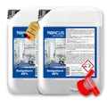 Produktbild: ABACUS® Essigsäure 60% | Hochkonzentrierte Essigsäure für Haushalt, Garten & Industrie | Vielseitig einsetzbar als Essigreiniger zum Reinigen & Entkalken | Individuell verdünnbar | 10 Liter