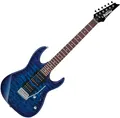 Produktbild: Ibanez GRX70QA-TBBE-Gitarre RG Gio Serie HSH Tremolo Transparent Blue Burst blau