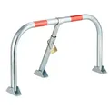 Produktbild: Relaxdays Parkplatzsperre klappbar Rot,Silber