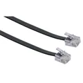 Produktbild: Schwaiger TAE-Kabel RJ11 -> 6P4C schwarz flach