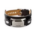 Produktbild: Bracciale Uomo FOSSIL CASUAL JF84816040-D Pelle Nero Nuovo con difetti