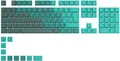 Produktbild: Glorious Gaming 115x GPBT-Keycaps - Cherry-Profil, äußerst widerstandsfähiger PBT-Kunststoff, optisch EIN Blickfang, überragende Akustik, Originalschrift, Deutsch Layout - Rain Forest