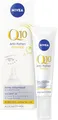 Produktbild: NIVEA Q10 Anti-Falten POWER Extra Straffende Augenpflege, Augencreme mildert Falten & Schwellungen, straffende Feuchtigkeitscreme mit Q10, Kreatin & Hyaluronsäure (15 ml)
