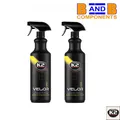 Produktbild: 2x K2 VELOR AUTO INNENRAUM DACHHIMMEL REINIGER POLSTER SCHMUTZ ENTFERNER 1L...