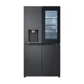 Produktbild: LG GMG960EVJE Multi-Door mit InstaView, Eis-, Crushed Ice- und Wasserspender, 635 L Kapazität, Fensteranschluss, Essence Black Steel