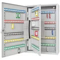Produktbild: WEDO Schlüsselkasten lichtgrau mit 150 Haken, Sicherheitsschloss, 38,0 x 14,0 x 55,0 cm, 1 St.