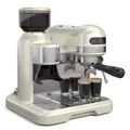 Produktbild: Klarstein Bella Café Espressomaschine | Vintage | Mahlwerk | 19 bar | Milchschaum | 2 Tassen | 1550 W 10046424