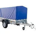 Produktbild: Anhänger Garden Trailer 200 KIPP 200x106 cm 750 kg [mit Hochspriegel, blauer Hochplane und Stützrad]