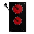 Produktbild: KKT KOLBE Doppel Glaskeramikkochfeld 30 cm Autark | Glaskeramik | 3 kW | 2 Zonen | 9 Stufen | Rahmenlos | Timer | Restwärmeanzeige | Tastensperre | KF293