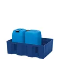 Produktbild: kaiserkraft | PE-Auffangwanne für 60-Liter-Fässer | Auffangvolumen 60 l | Boden- / Paletten-Wanne | ohne Gitterrost