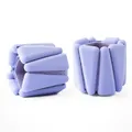 Produktbild: Silikon Gewichtsmanschetten 0,46 kg Lila – 2er Set mit je 0,23kg | Handgelenk Knöchel Fußgewicht | Verstellbares Gewicht Yoga Aerobic Boxen Pilates