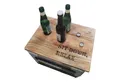 Produktbild: sesua Sitzbank Bierkistensitz Bierkasten Sitz Aufsatz massives Mangoholz 41x30x2cm (1-St)