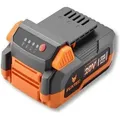 Produktbild: 20v Akku 5ah, Li-ion Batterie Passend Für 20v Gartengeräte & Werkzeuge, Integrierte Led-anzeige, Ladezeit 150 Min, 5000 Mah, Fx-e1b5ah - Fuxtec