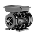 Produktbild: Wiltec Elektromotor 1-phasig, Elektro Motor 4-polig 0,55 kW, Einphasen Wechselstrommotor 1400 U/min, Induktionsmotor Aluminium, kompakter Motor