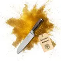 Produktbild: CHEF CUISINE Santoku-Messer, Klingenlänge 180 mm, Spezieller Klingenstahl, Eisgehärtet, Handgeschliffen & poliert, Fugenlose Verbindung, Ergonomischer Griff