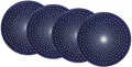Produktbild: Ritzenhoff & Breker Speiseteller-Set Royal Reiko, 4-teilig, 26,5 cm Durchmesser, Porzellangeschirr, Blau-Weiß, 26.50 x 26.50 x 3.00 cm