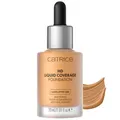 Produktbild: Catrice HD Liquid Coverage Foundation, Nr. 066, Nude, langanhaltend, mattierend, matt, für unreine Haut, vegan, ölfrei, wasserfest, ohne Parabene, 1er Pack (30ml)