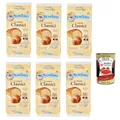 Produktbild: 6x Mulino Bianco Kuchen Cornetti Classici Croissant Snack ohne Konservierungszusätze Briosche 240g kekse + Italian gourmet polpa 400g