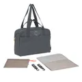 Produktbild: LÄSSIG Baby Wickeltasche mit Tragegriff und Wickelunterlage, Kinderwagenbefestigung, wasserabweisend/GRE Everyday Bag anthracite