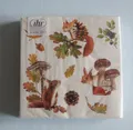 Produktbild: 20 Servietten Eichhörnchen 1 Packung OVP Motivservietten Tiere IHR Herbst Pilze