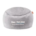 Produktbild: Funzy Sitzsack für Kinder aus Cord mit Füllung aus Schaumstoff, Kindersitzsack für Mädchen und Jungen aus hochwertigen Materialien, Oeko-TEX 100 Zertifiziert mit 3 Jahre Garantie, Koala Grau