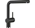 Produktbild: Blanco Küchenarmatur LINUS DVGW geprüft schwarz matt 526149