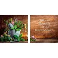 Produktbild: EUROART Glasbild 20 x 40 cm Herbs and Spices XVI Glas Braun