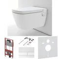 Produktbild: TECE TECEone Wand WC mit Duschfunktion spülrandlos + Deckel + Element + Drücker
