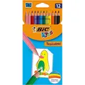 Produktbild: BIC Kids 8325669 Buntstift Tropicolors 2, 12-farbig sortiert, Kartonetui, 12 Stü