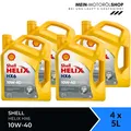 Produktbild: Shell Helix HX6 10W-40 VW 501 01 MB 229.3 API SN Motoröl 4x5 Liter = 20 Liter
