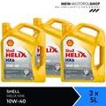 Produktbild: Shell Helix HX6 10W-40 VW 501 01 MB 229.3 API SN Motoröl 3x5 Liter = 15 Liter