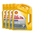 Produktbild: SHELL Helix HX6 10W-40 Motoröl MB 229.3, VW 501 01, Renault RN0700, 4x5 Liter