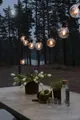 Produktbild: KONSTSMIDE LED-Lichterkette, 10-flammig, LED globe Biergartenkette System Basis-Set, retro Design