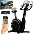 Produktbild: Skandika Ergometer Abisko Weltneuheit | Premium EMS-Widerstand, Smarter Heimtrainer App Steuerung, Automatische Lenker & Satteleinstellung, 36 Widerstandsstufen | Fahrrad Hometrainer für Zuhause