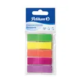 Produktbild: Pelikan 200303 - Pagemarker N132, 130 Blatt, Größe: 12,5 x 43 mm, 5 transparente Farben: grün/gelb/orange/rosa/violett