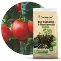 Produktbild: bionero® Bio-Tomaten-& Gemüseerde Fette Ernte 18 l Tomatenerde, torffrei, Gewächshauserde für Gemüsebeet