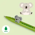 Produktbild: GELSTIFT GEL PEN MIT KOALA TINTENFARBE GRÜN NEU