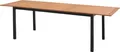 Produktbild: Gartentisch - Braun - Schwarz - Eukalyptus - Aluminiumgestell - 180 x 100 cm - ausziehbar