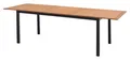 Produktbild: Outdoor Gartentisch KINGSBURY, Ausziehbar, 180 - 240 x 100 cm, Braun, Schwarz, Aluminium, Tischplatte aus massivem Eukalyptusholz