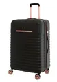 Produktbild: Große Hartschalentrolley Koffer Schwarz Rosa Rollenkoffer 73 cm Cavalet- Bowatex