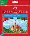 Produktbild: Faber-Castell 120148 - Buntstifte Set Castle, 48-teilig, hexagonal, bruchsicher, für Kinder und Erwachsene