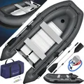 Produktbild: KESSER® Schlauchboot für 4 Personen, motorisierbar, aufblasbares Paddelboot