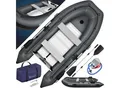 Produktbild: KESSER® Schlauchboot für 2 - 4 Personen - WAVE Motor geeignet Freizeitboot Paddelboot Motorboot Angelboot - mit 1 - 2 Sitzbänken - Alu-Boden Paddel Pumpe Reparaturset & Tasche aufblasbar PVC