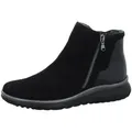 Produktbild: Semler Lena Damenschuhe Stiefel Reißverschluss Schwarz Freizeit, Schuhgröße:EUR 38 | UK 5 - Schwarz - 38