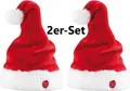 Produktbild: NEU Weihnachtsmütze singend tanzend für Nikolaus Advent Kinder Fest Spaß Kostüm