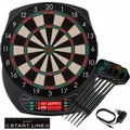 Produktbild: KESSER Elektronische Dartscheibe Profi Set E-Dartboard Classic mit LCD