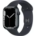 Produktbild: Apple Watch 7 45mm Alu schwarz/Sport schwarz - Schwarz